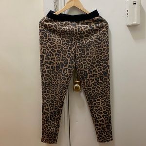 Zara animal print leggings size S. NWOT